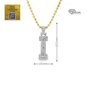 10K Gold 0.63 CTW Diamond I Charm