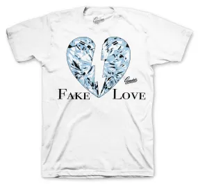 700 Blue Tint Shirt - Love - White