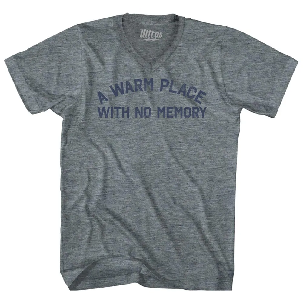 A Warm Place With No Memory Tri-Blend V-neck Womens Junior Cut T-shirt