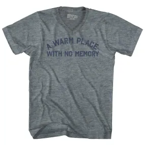 A Warm Place With No Memory Tri-Blend V-neck Womens Junior Cut T-shirt