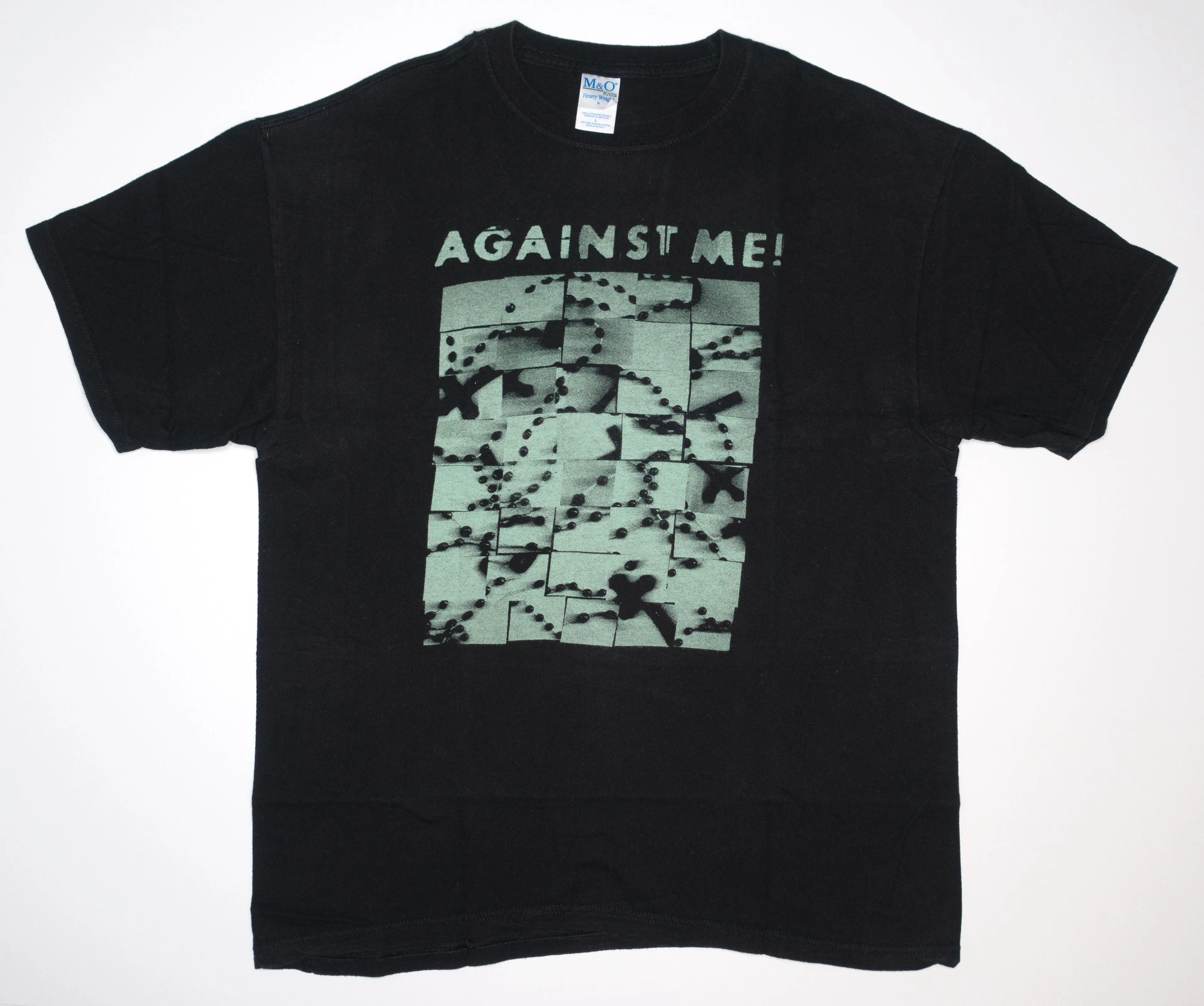 Against Me! - Rosary Beads 00's Tour Shirt Size Large