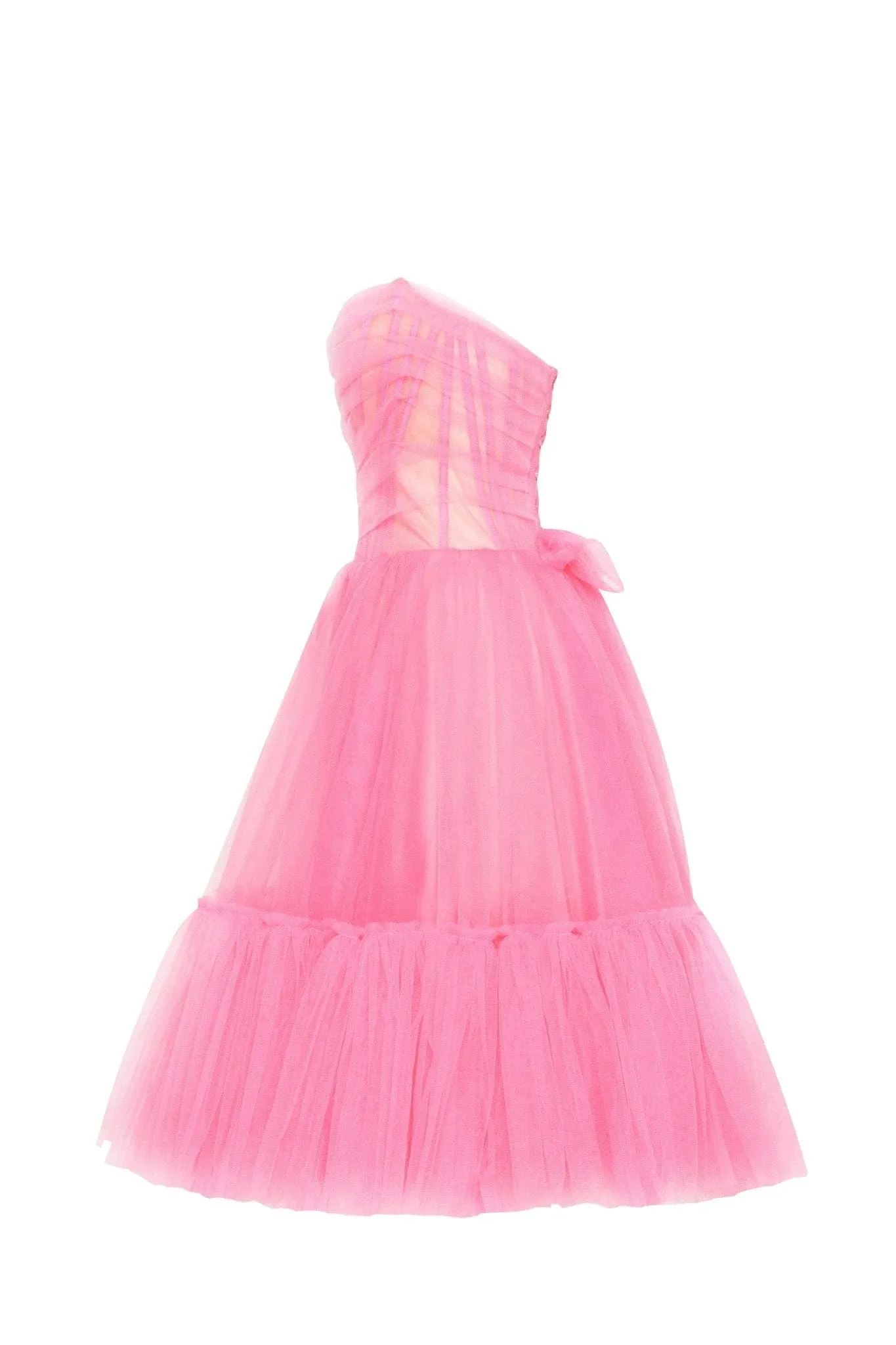 All-In-Pink bustier tulle dress