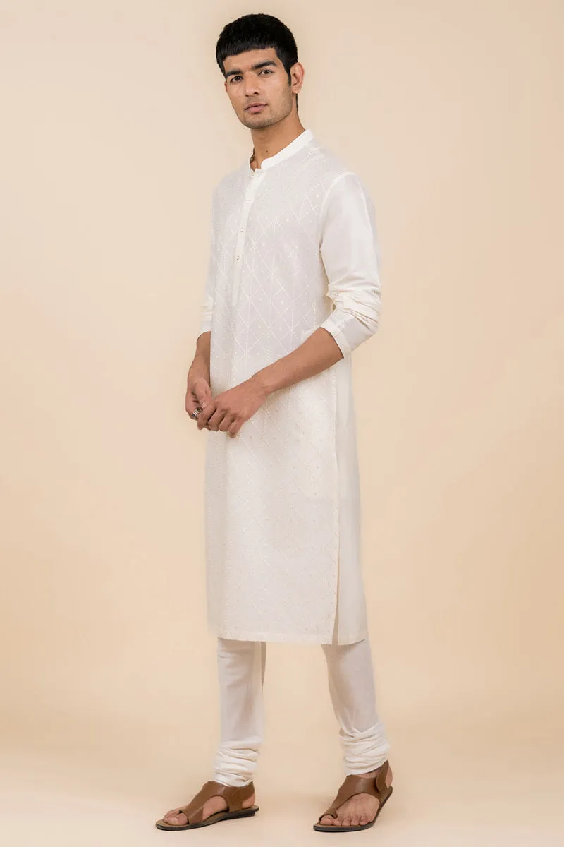 All Over Jaal Embroidered Kurta Set