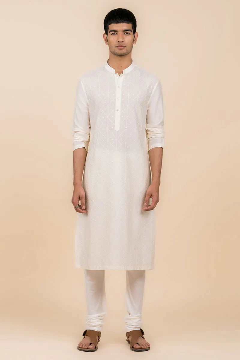 All Over Jaal Embroidered Kurta Set