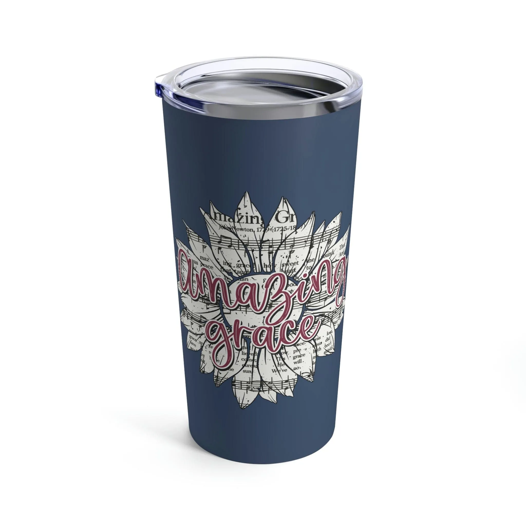 Amazing Grace Sunflower Tumbler 20oz