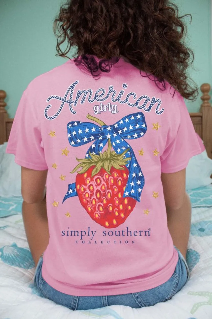 American Girly Short Sleeve T-Shirt