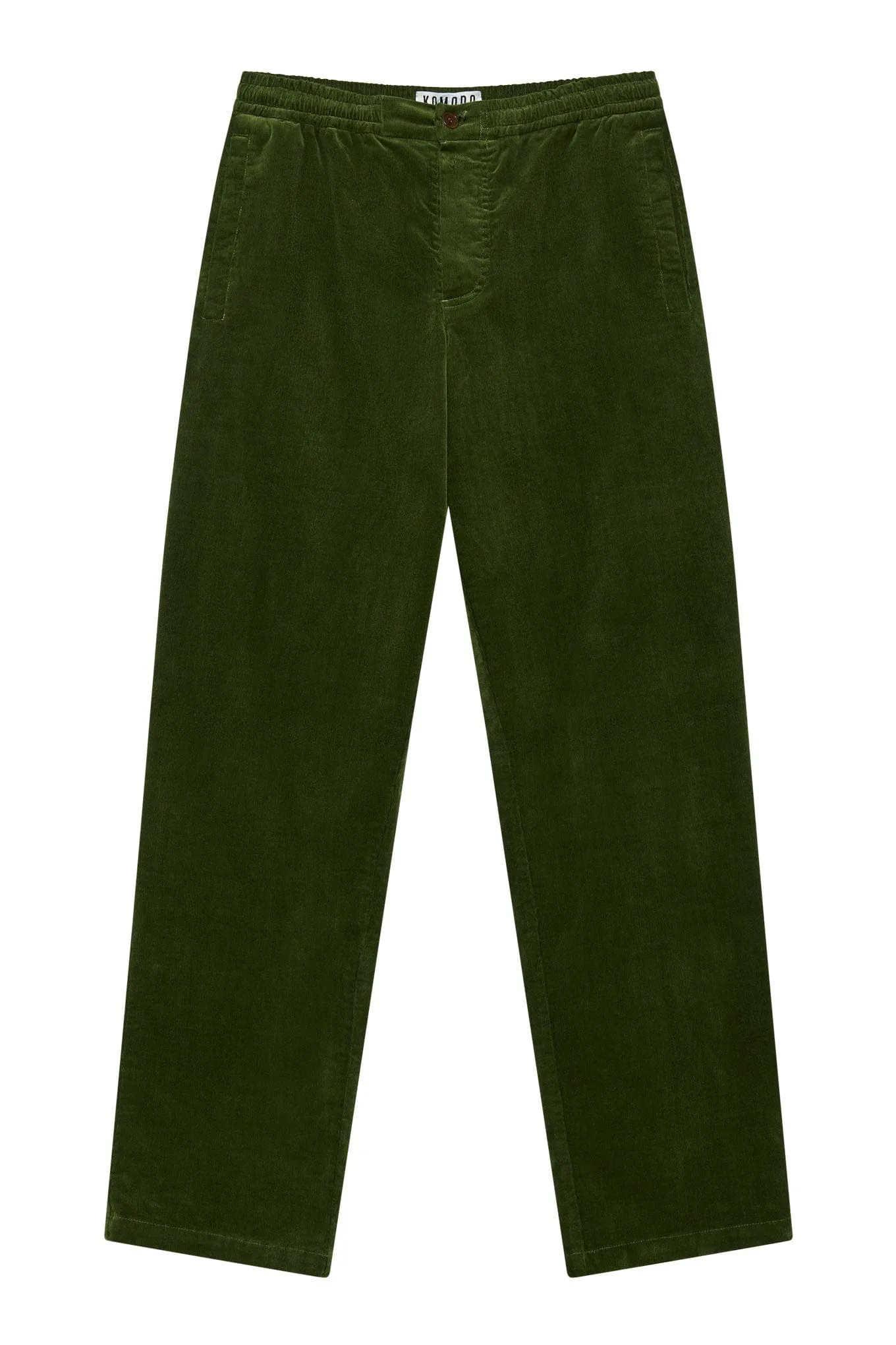 Andro Organic Cotton Cord Trouser | Pine Green