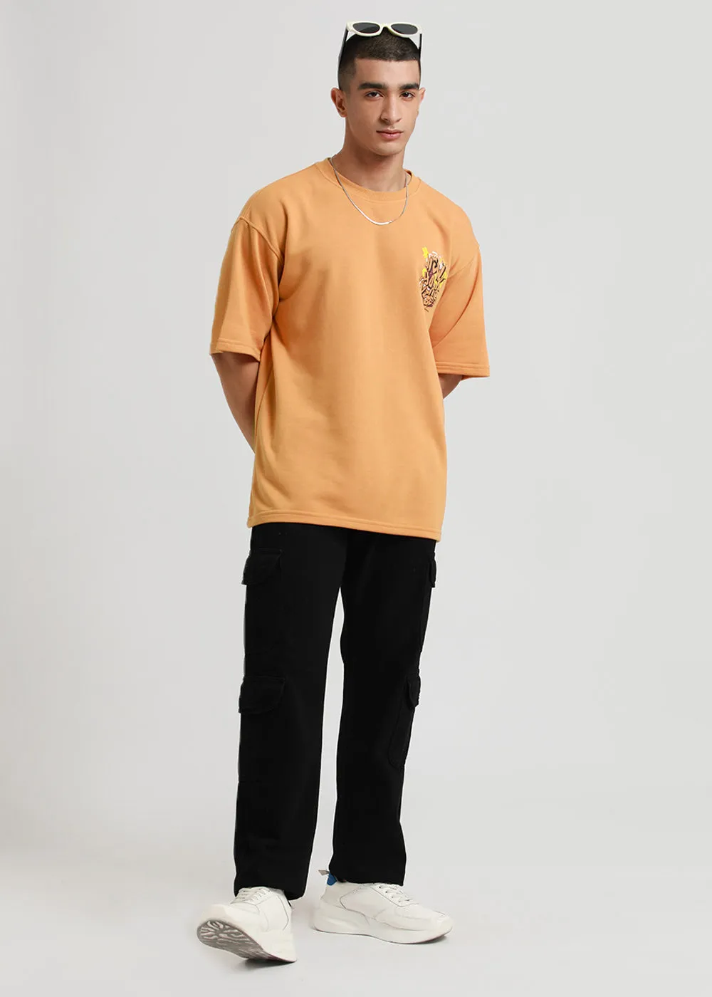 Apricot Orange Oversized T-shirt