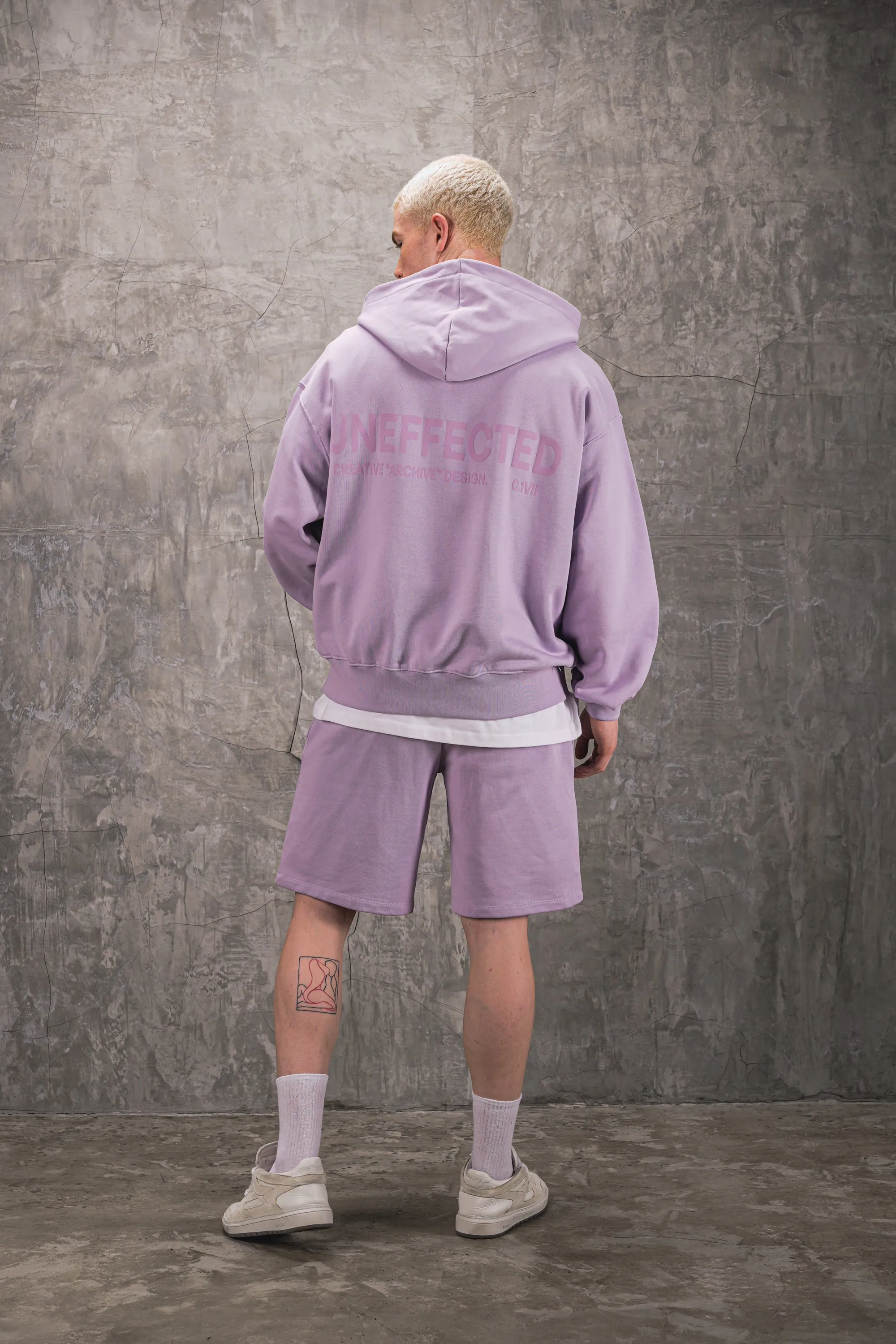 Archive Logo Oversized Hoodie - Lilac