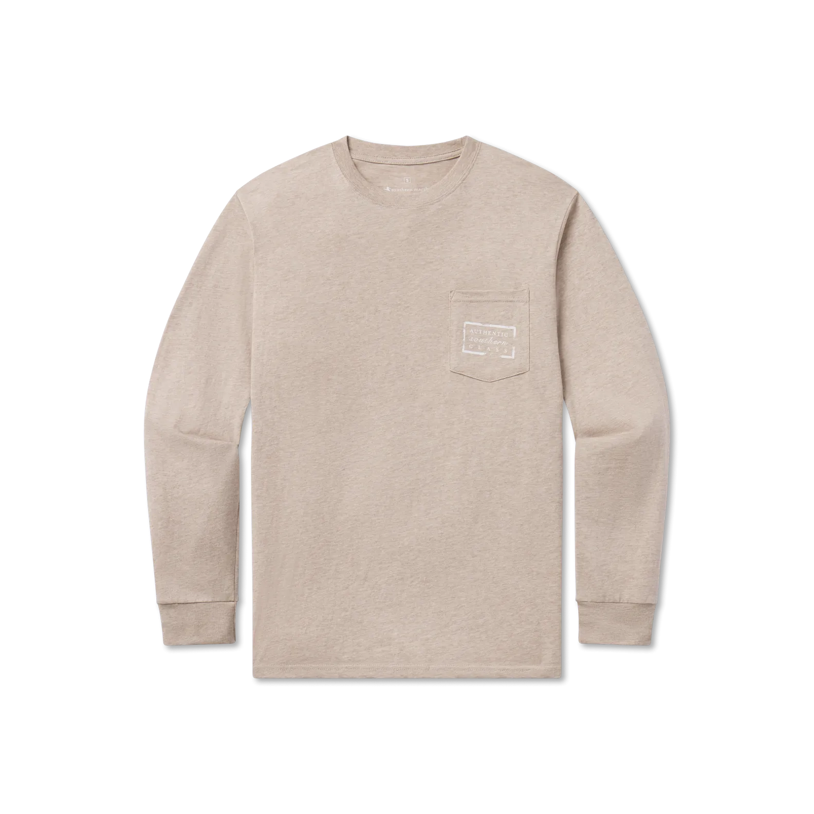 Authentic Heathered Tee - Long Sleeve