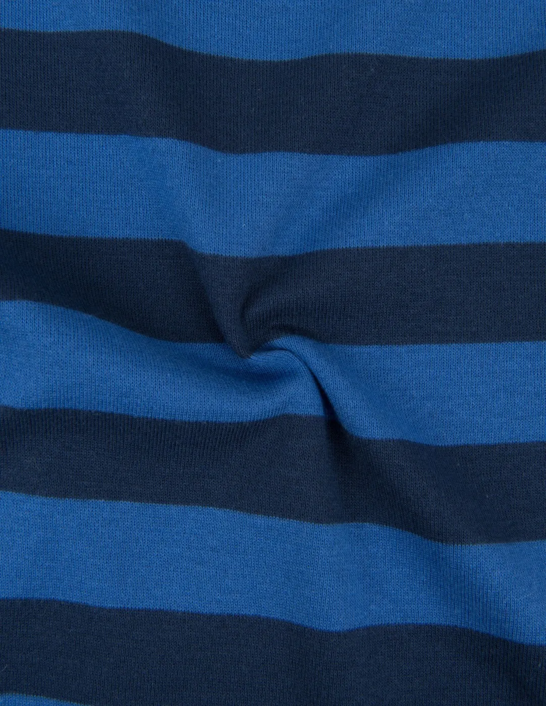 Baby Footed Blue Striped Pajamas