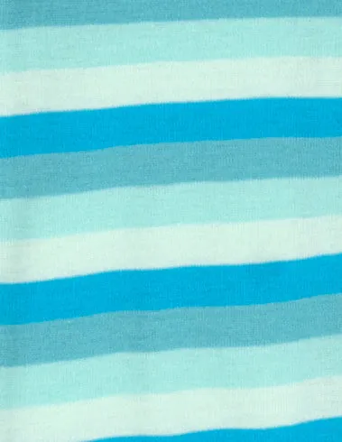 Baby Footed Blue Striped Pajamas