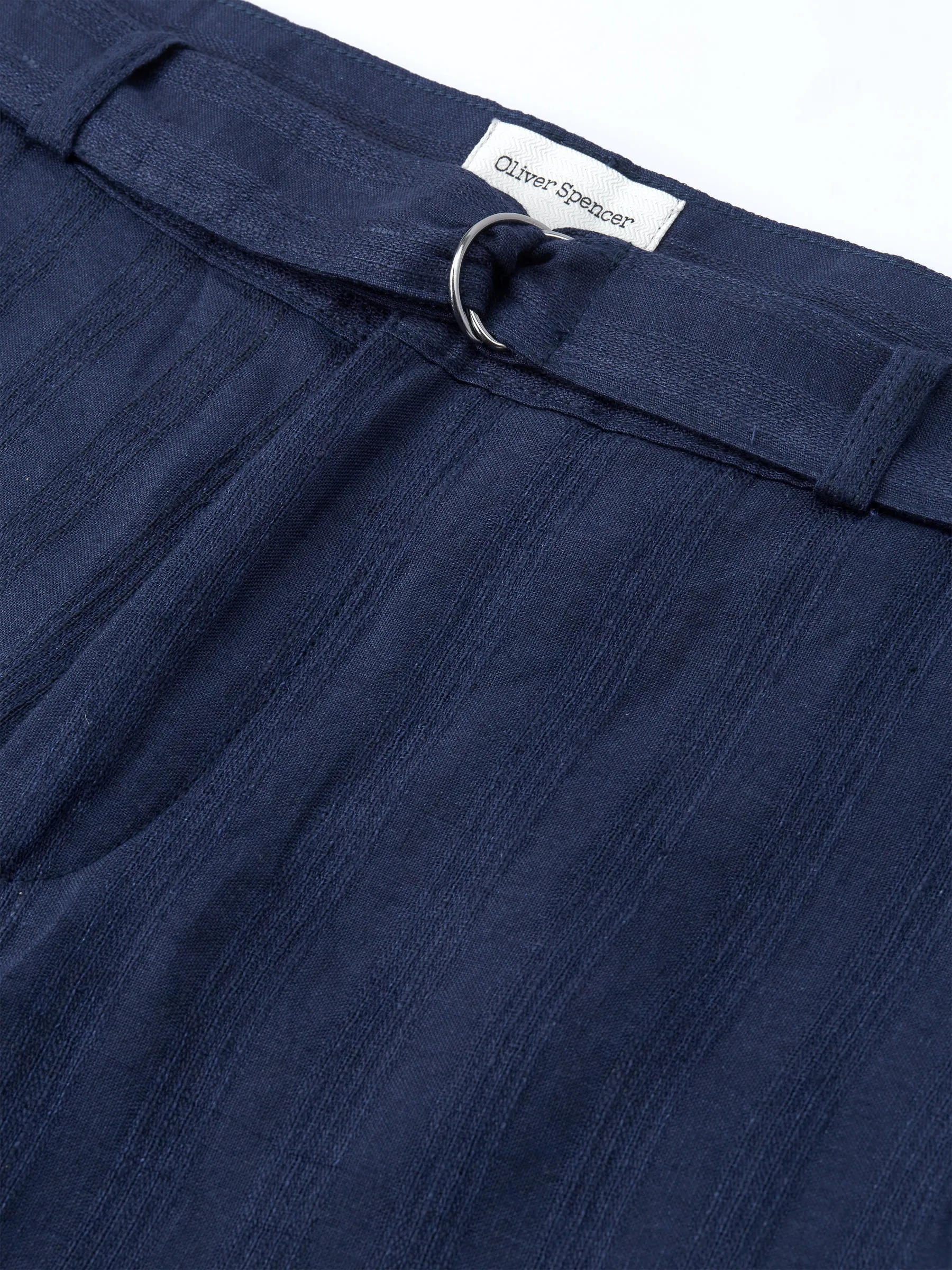 Belted Trousers Arnold Navy