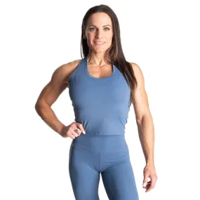 Better Bodies Core Crop T-Back - Foggy blue