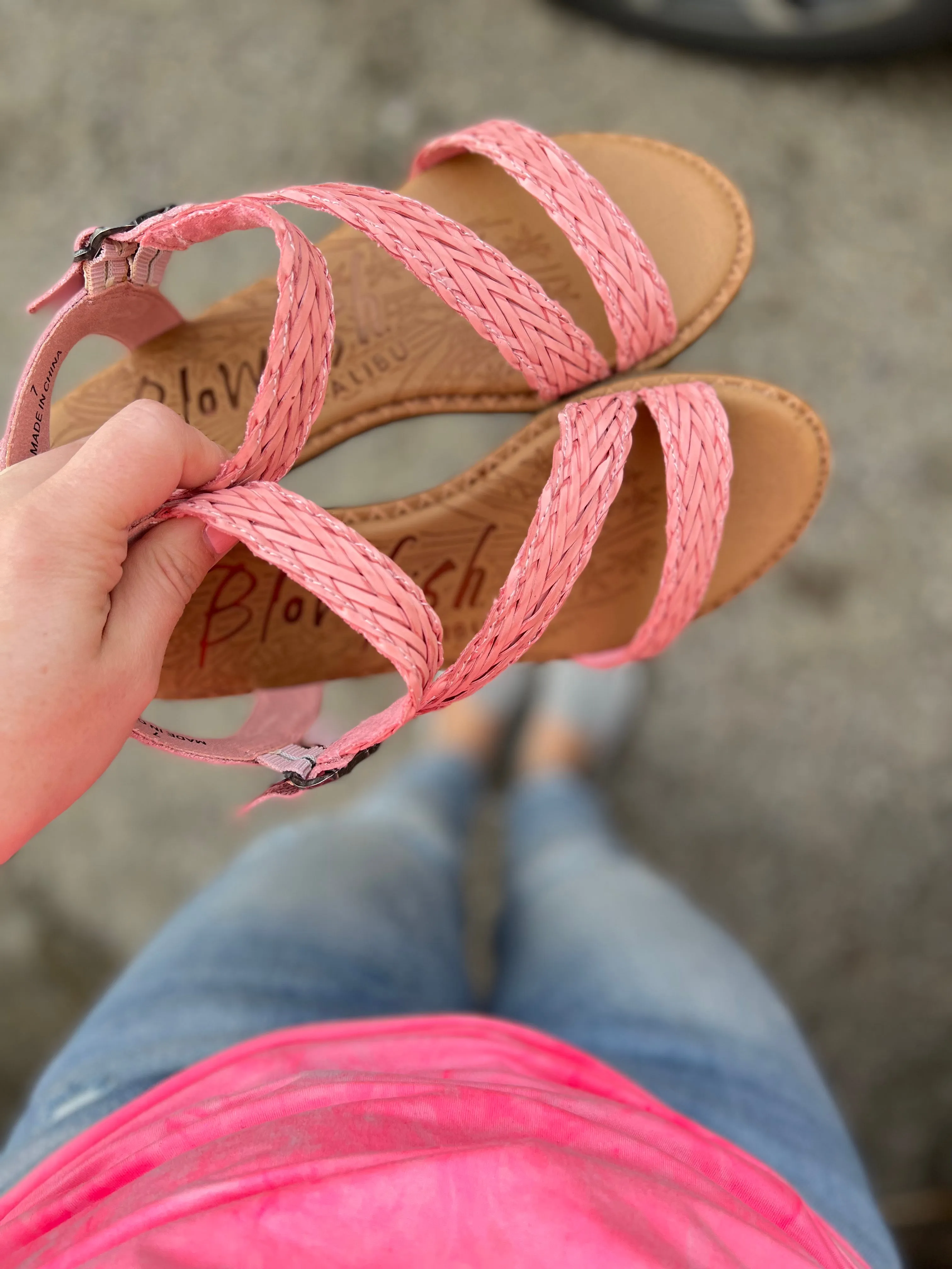 Blowfish Rachel Pink Sandals