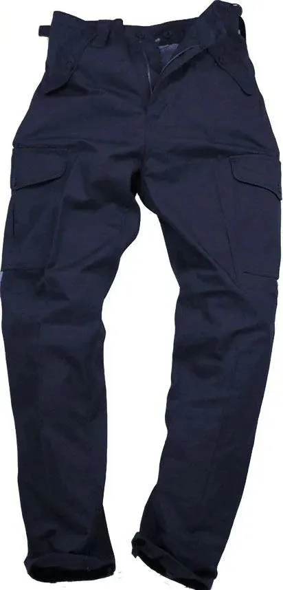 Blue Castle Mens Combat Cargo Work Trousers Long Leg