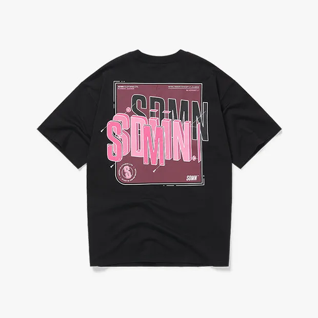 Blueprint T-Shirt [Black/Hot Pink]