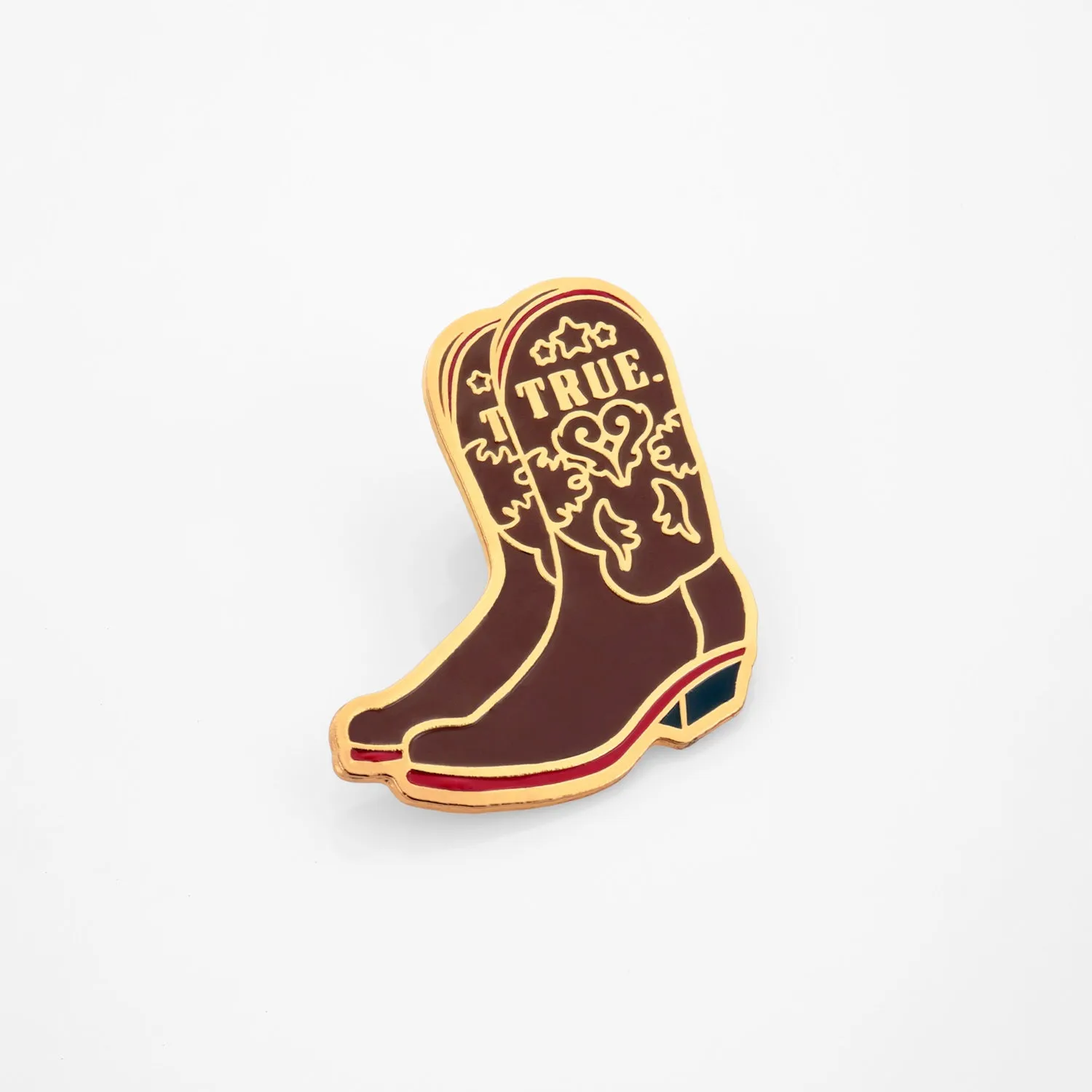 Boot Pin - Brown