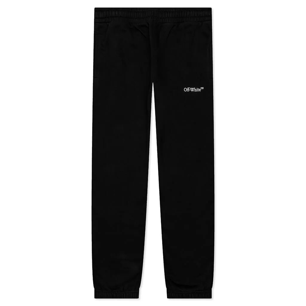 Caravaggio Paint Slim Sweatpant - Black/White