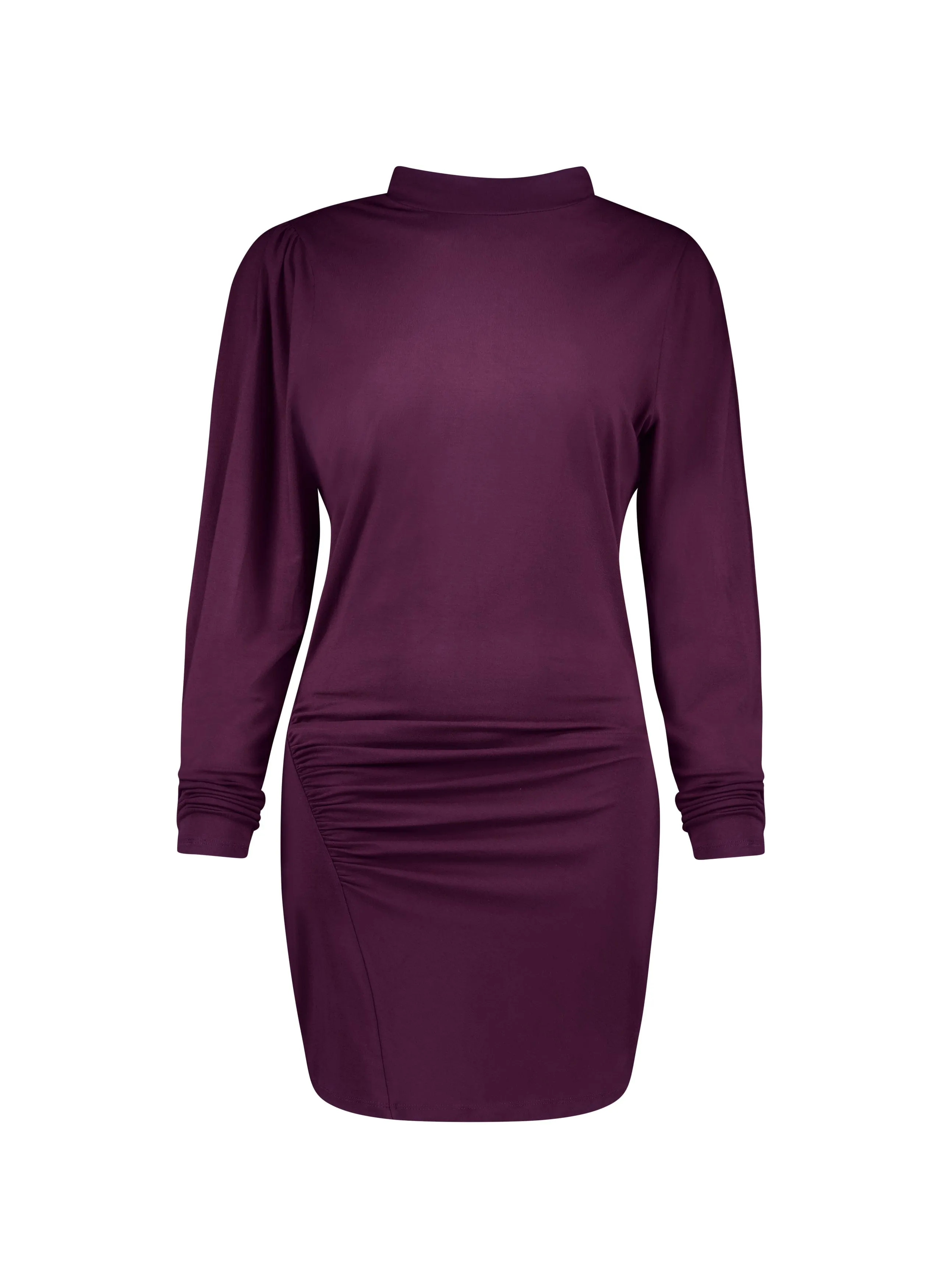 Carolyn LENZING ECOVERO Dress | Dark Cherry