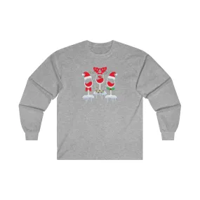 Christmas Wine Long Sleeve Tee