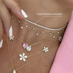 CLASSIC THIN TENNIS CHOKER