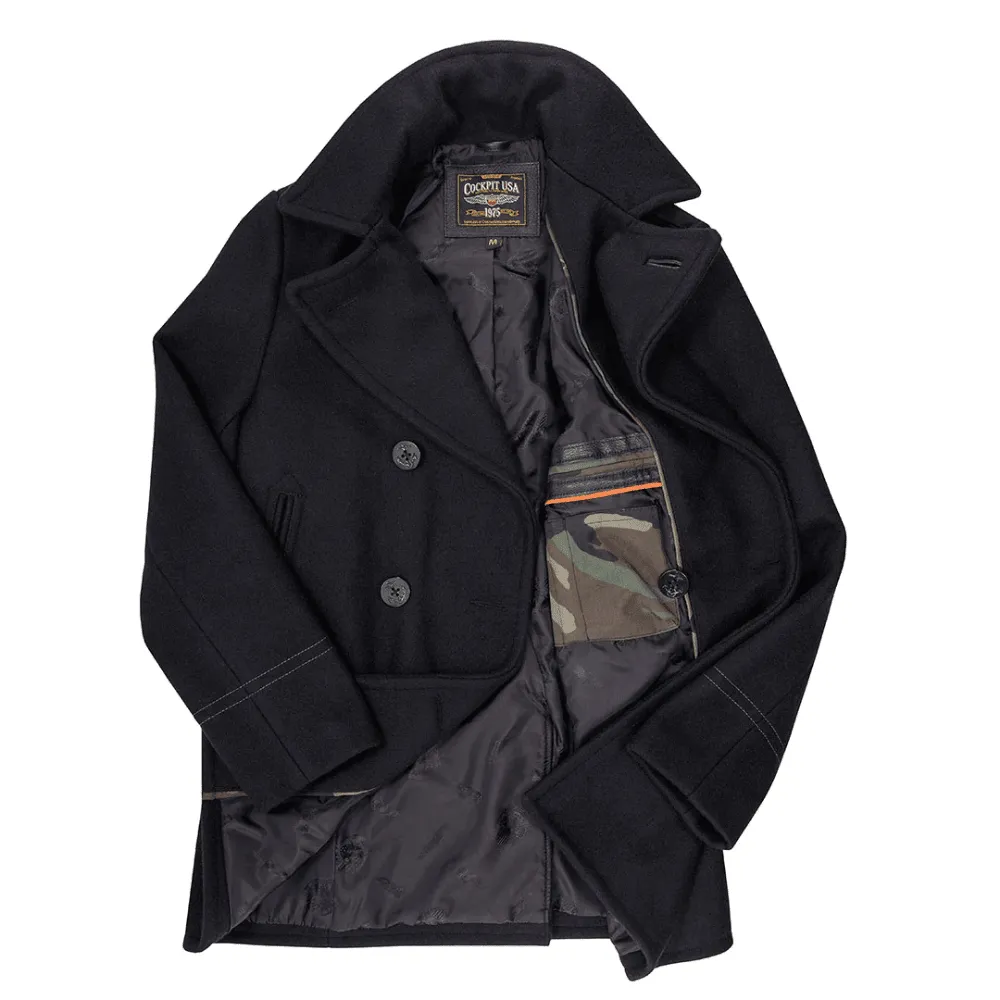 Cockpit USA Mens Admiral USN Peacoat Z28P006