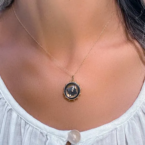 Compass Charm Necklace - Heirloom by Doyle & Doyle