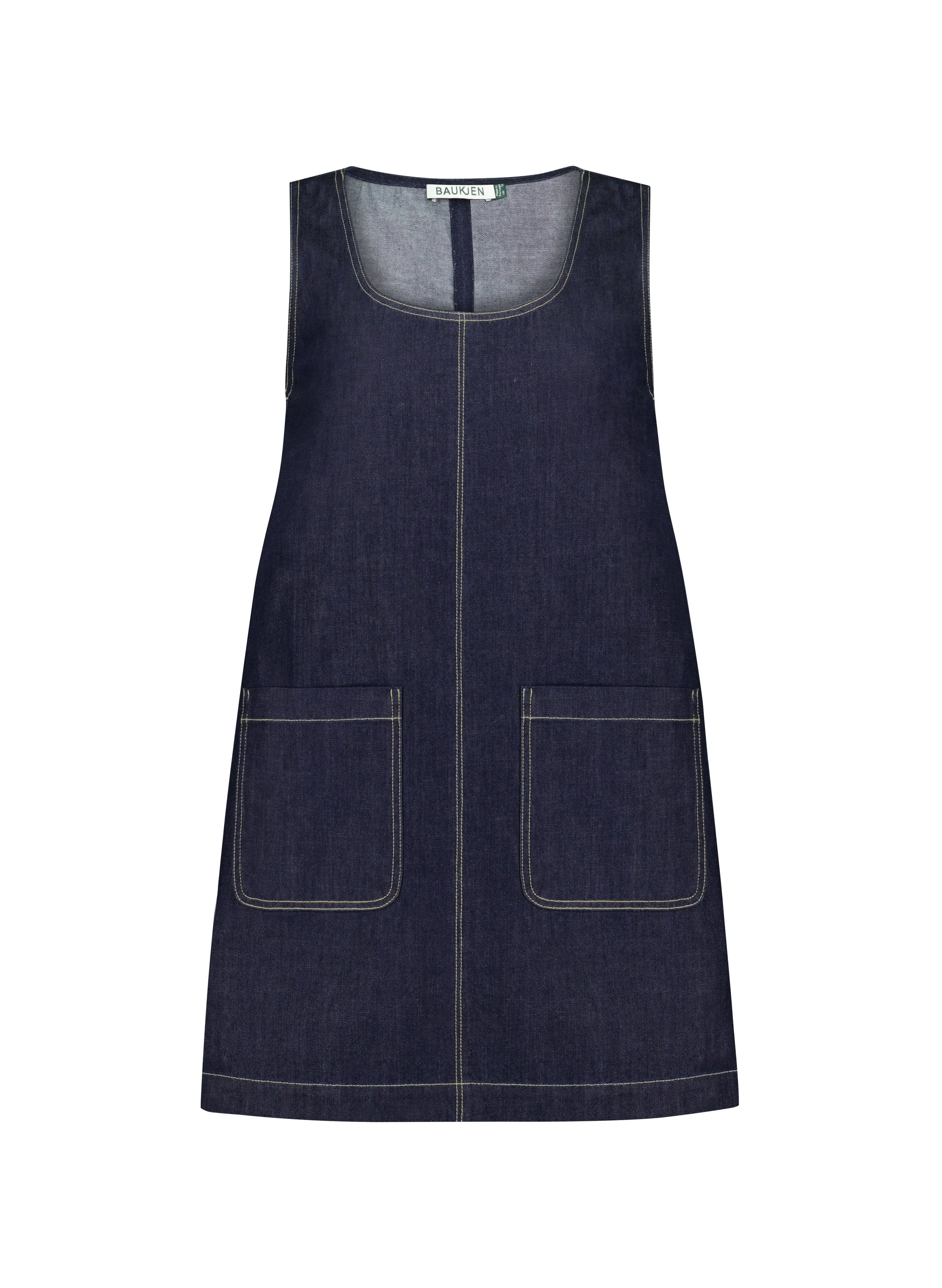 Connie Organic Cotton Dress | Dark Denim