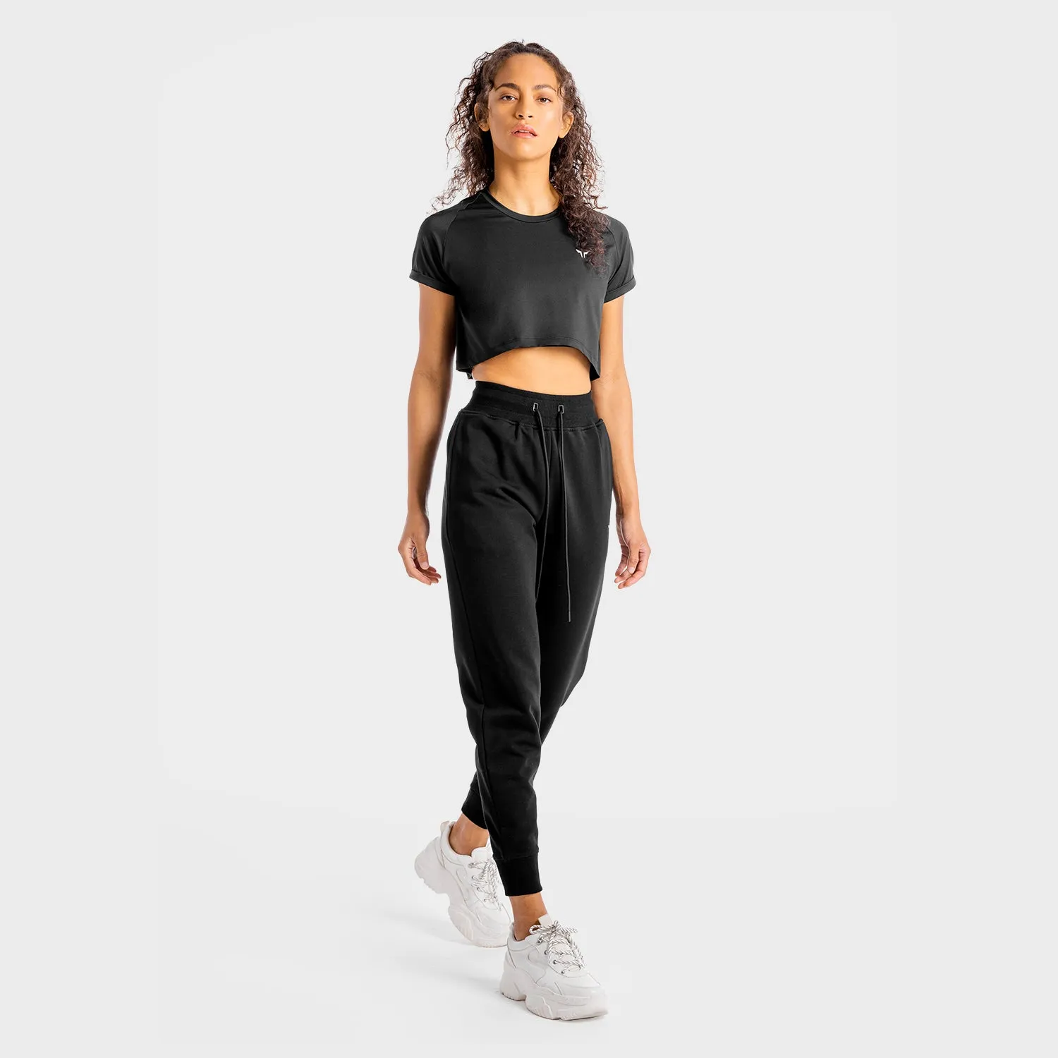 Core Crop Tee - Onyx