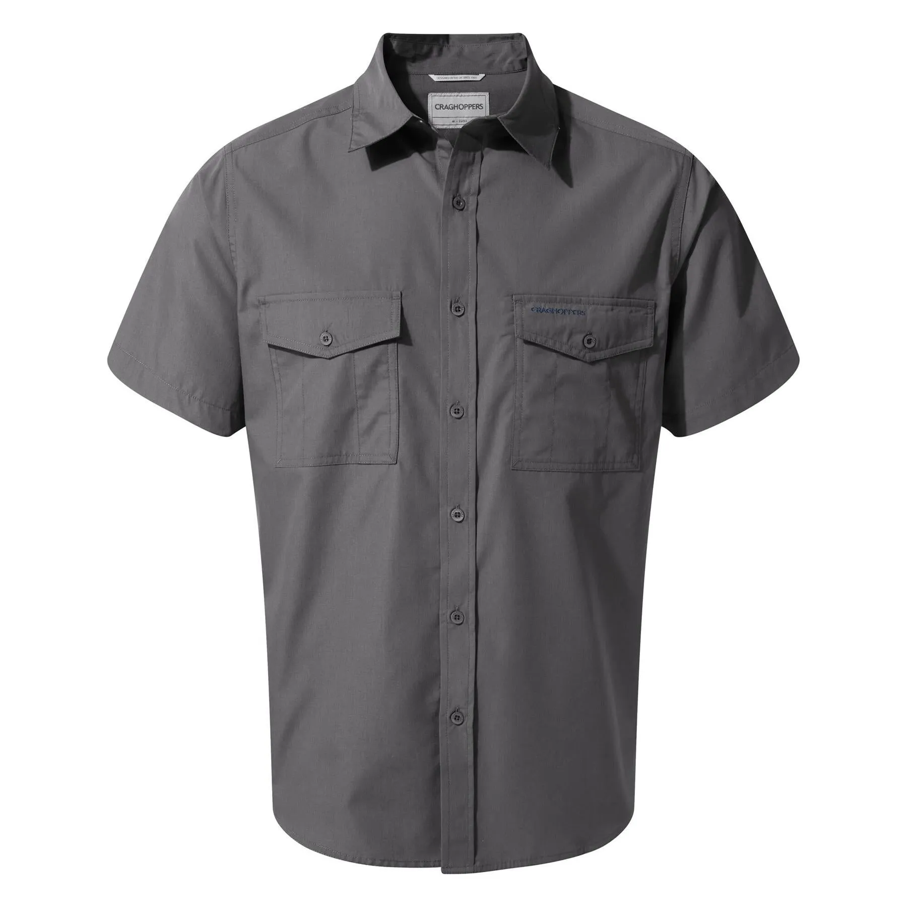 Craghoppers Mens Kiwi Short Sleeved Shirt Nosi Defense