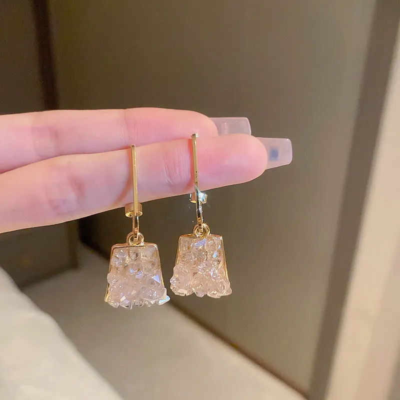 Crystal Flower Earrings