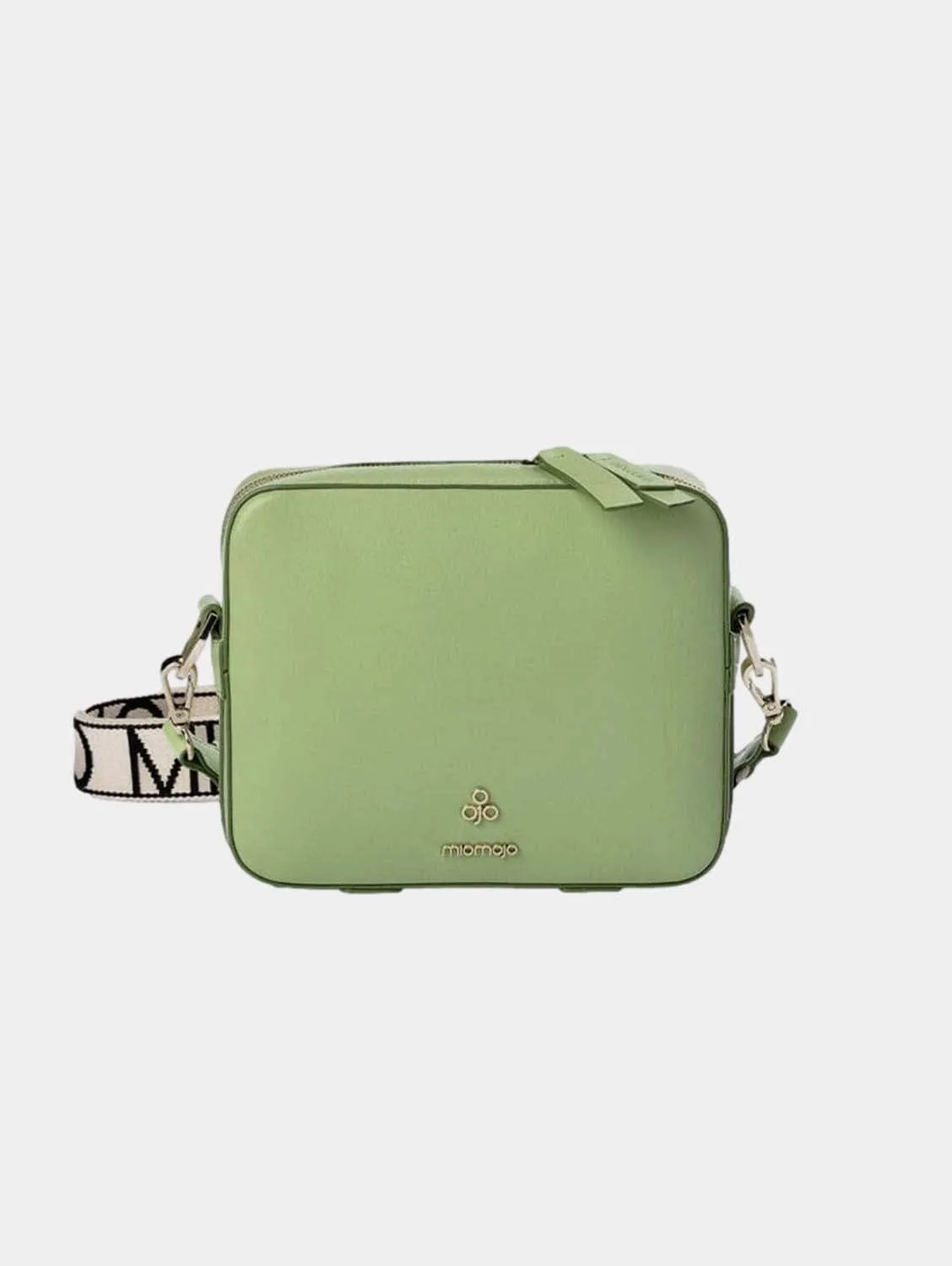 Dalila Apple Leather Vegan Crossbody Bag | Matcha