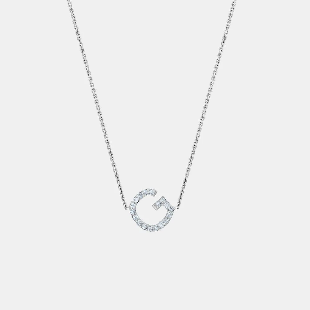 Diamond Initial Necklace