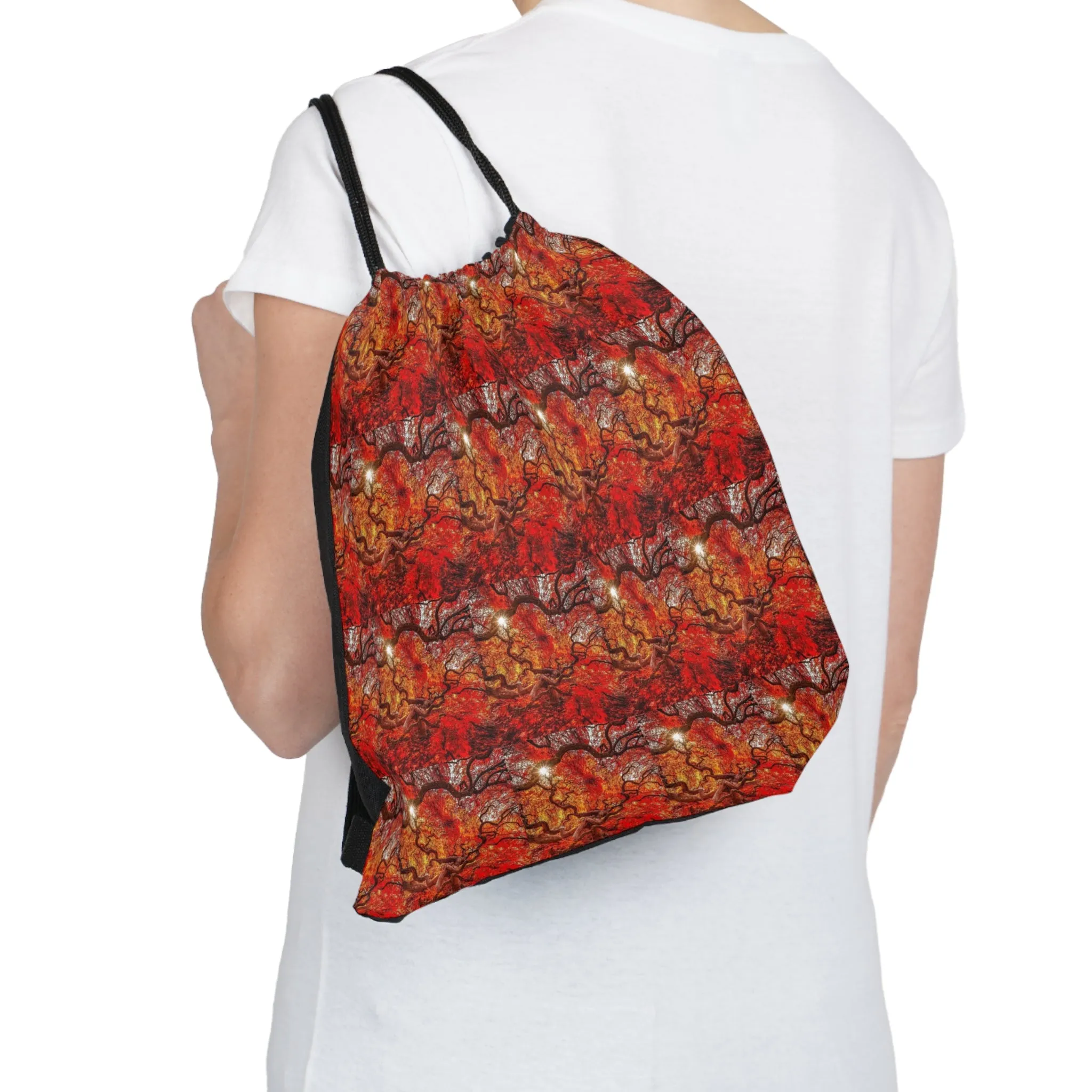 Drawstring Bag - Autumn Fire