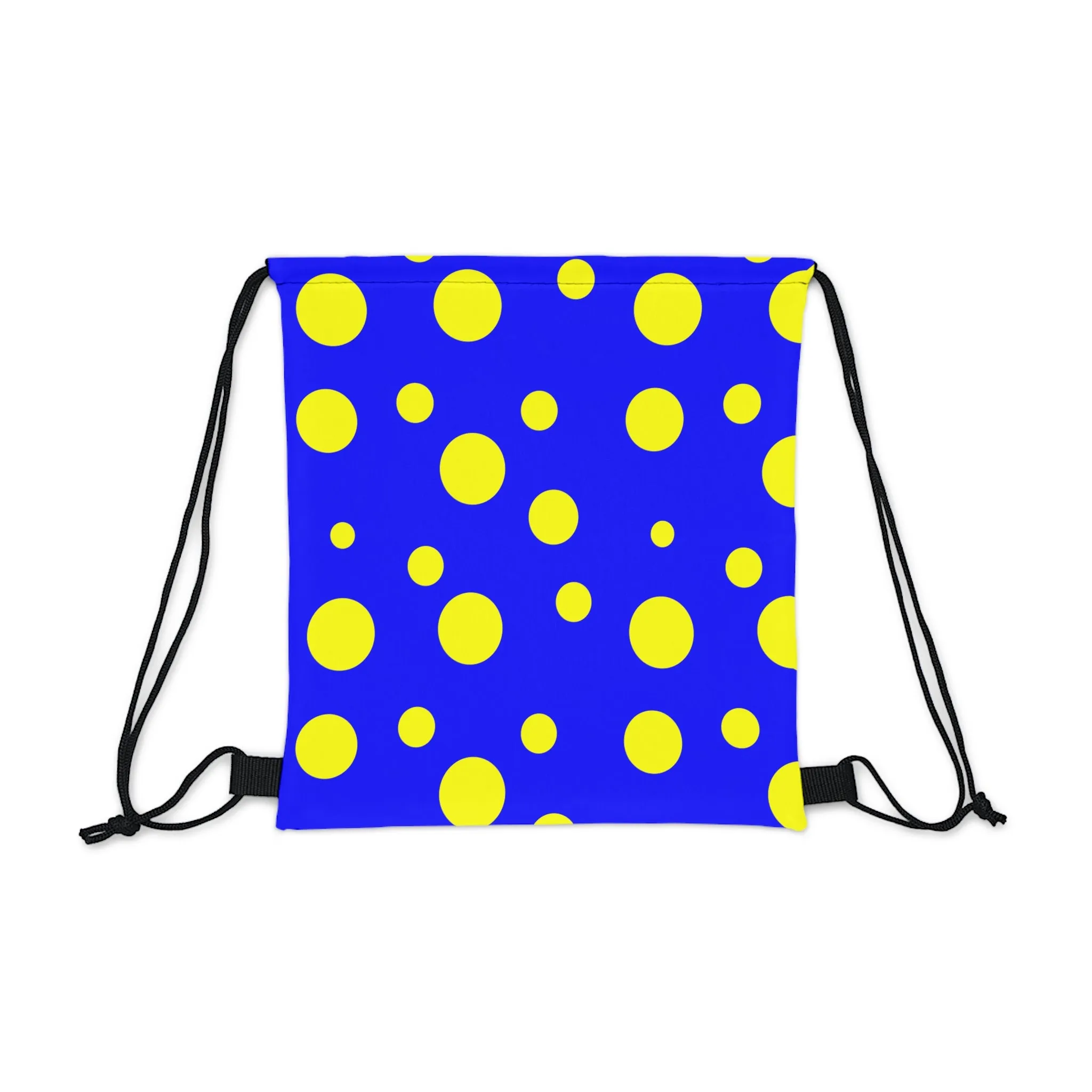 Drawstring Bag - Yellow-Spotted Blue