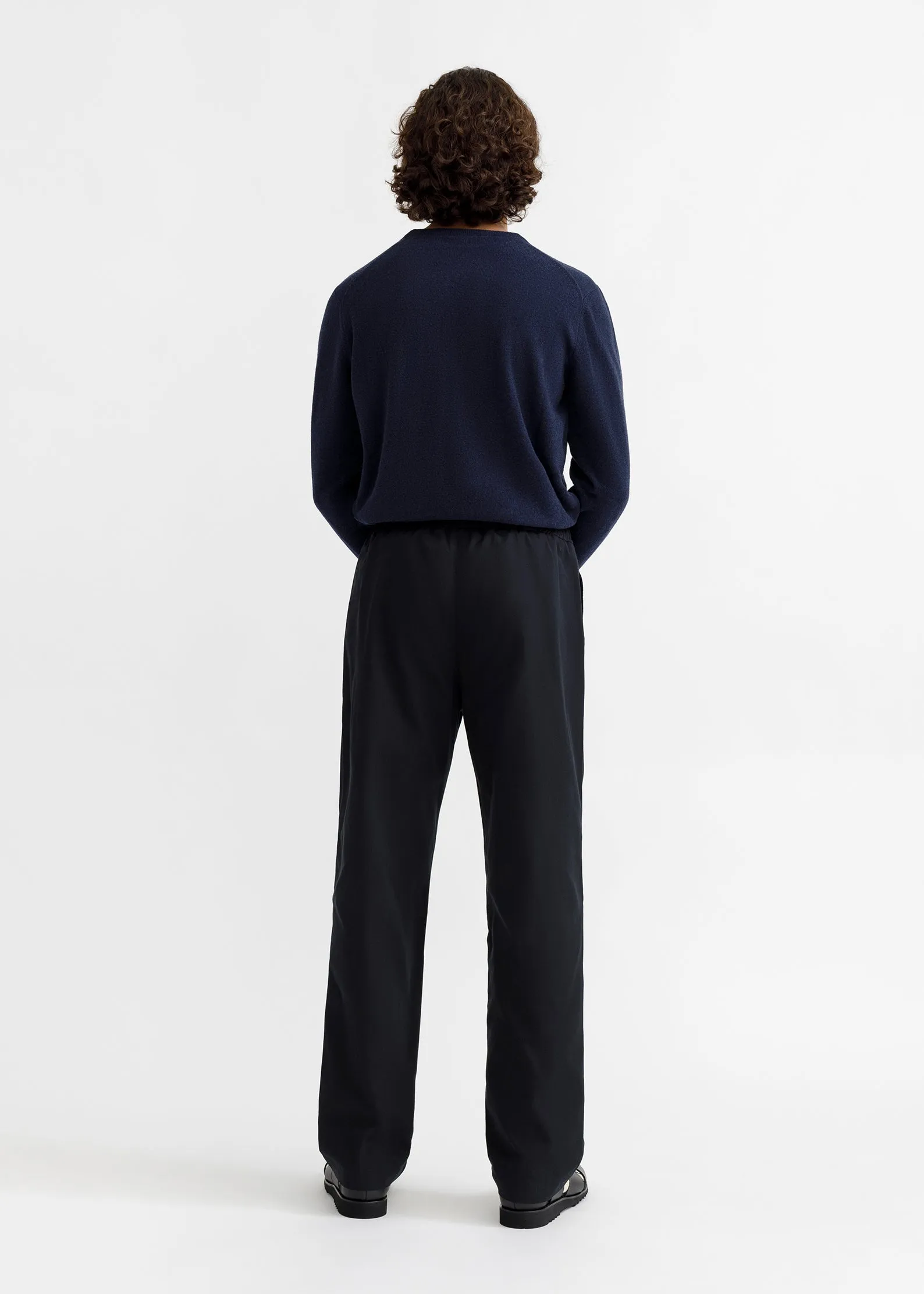 Drawstring Trousers - Black