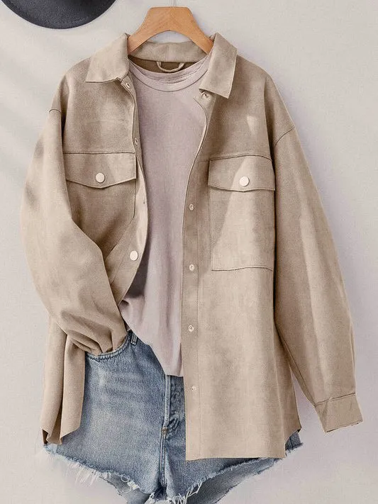 Dutton Oversized Suede Jacket