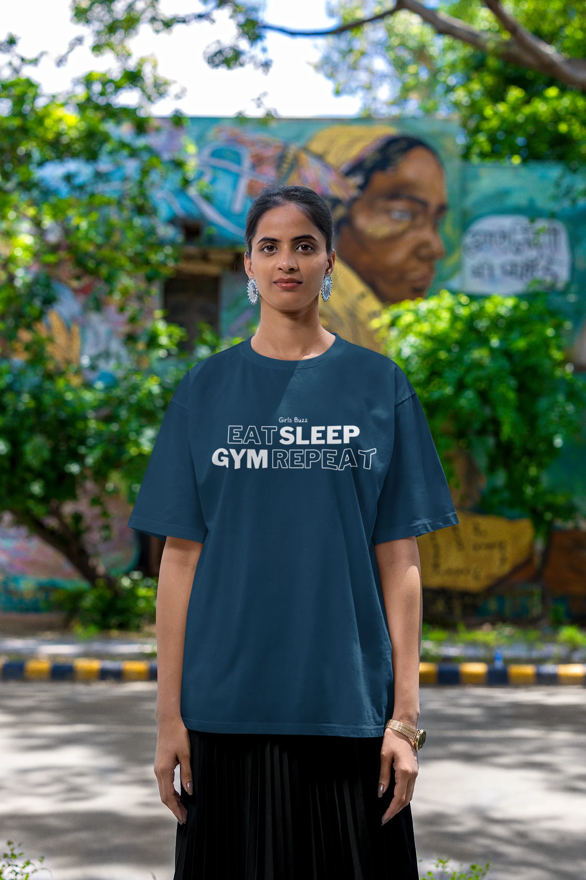 Eat Sleep Gym Repeat Workout Tee