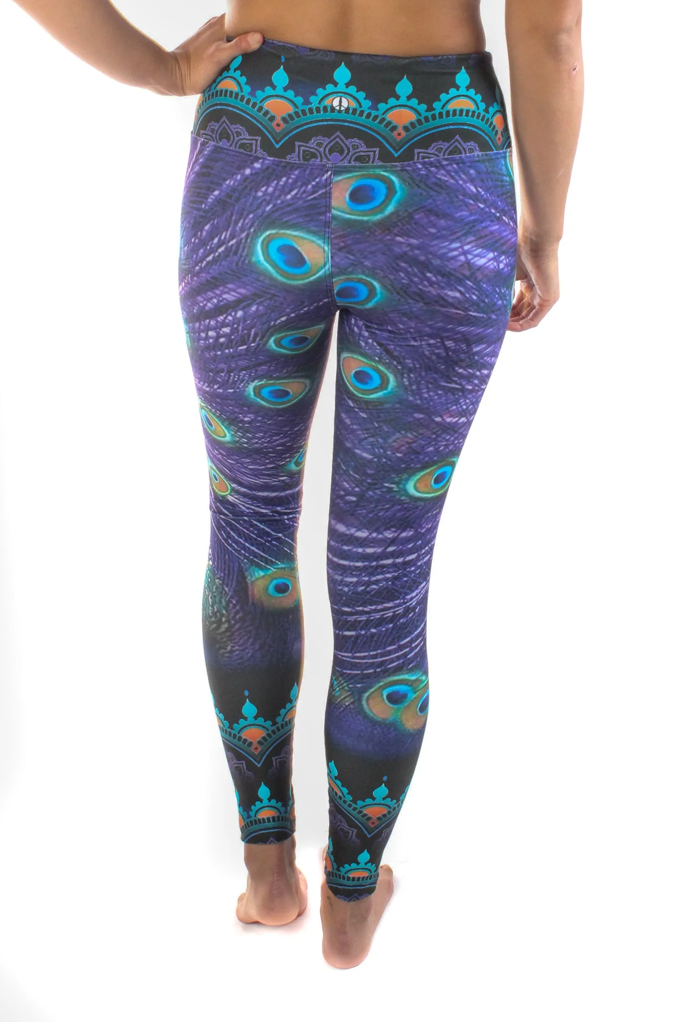 Eco-Light Peacock Feather Recycled Water Bottle Pant