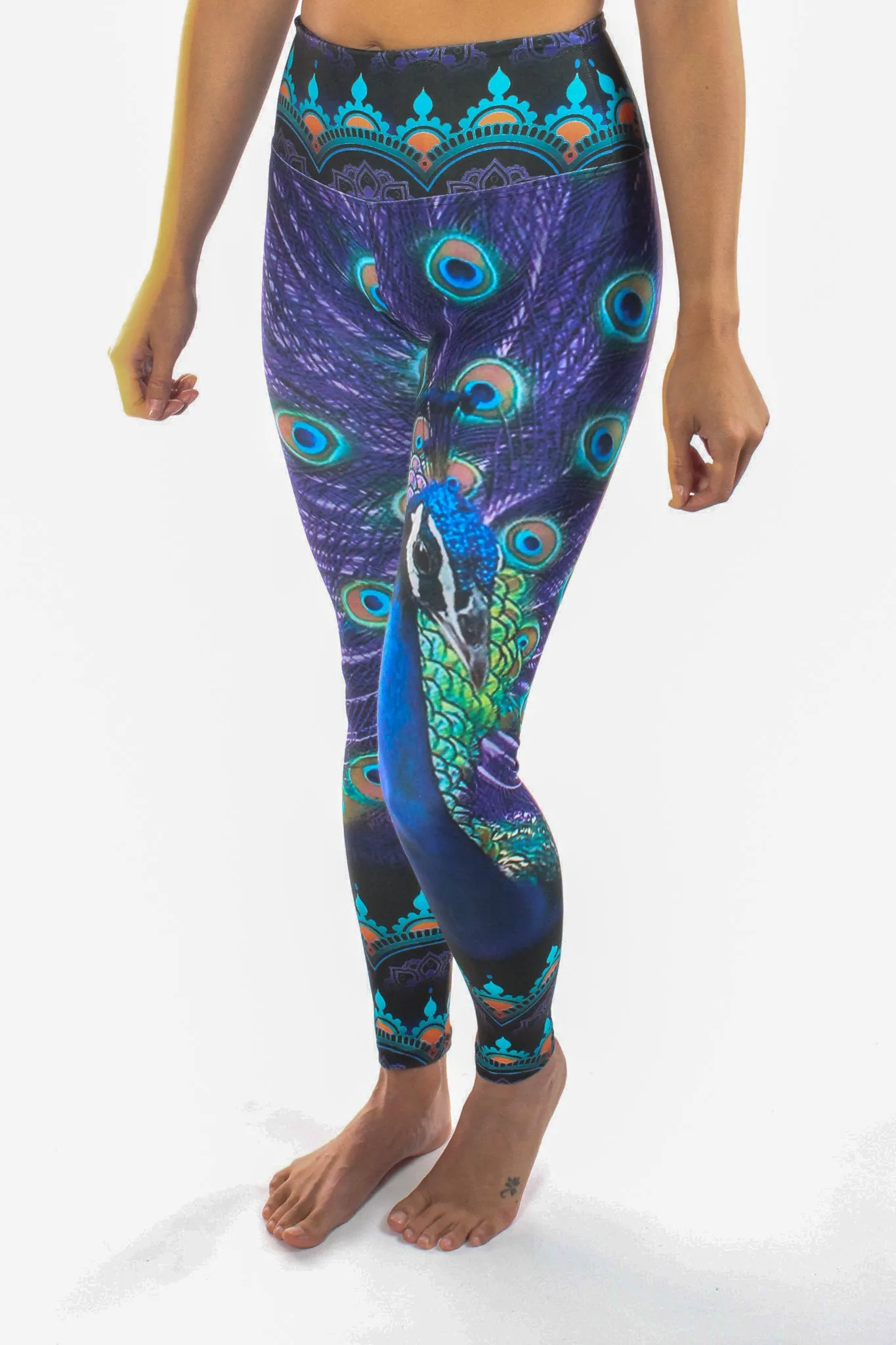 Eco-Light Peacock Feather Recycled Water Bottle Pant