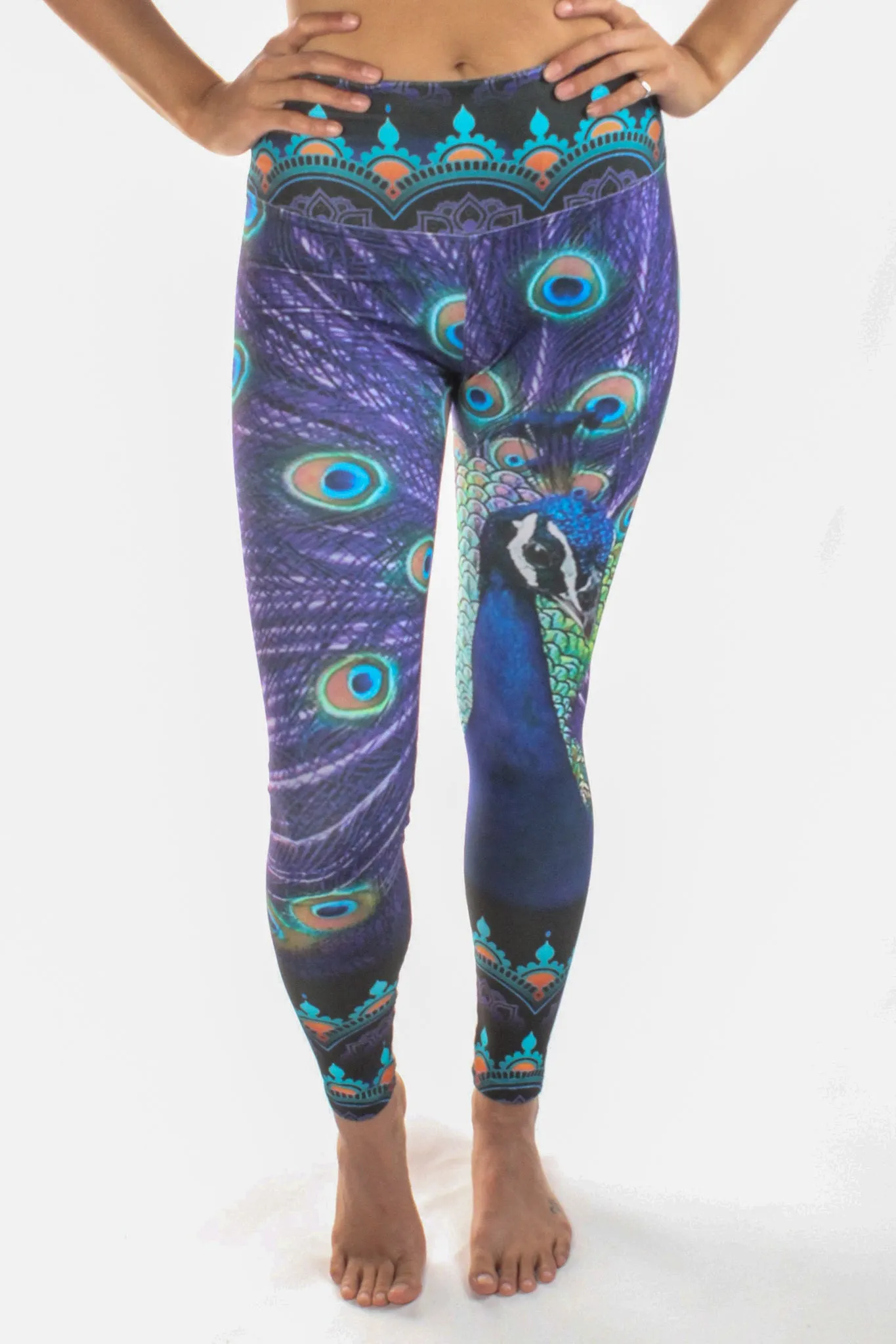 Eco-Light Peacock Feather Recycled Water Bottle Pant