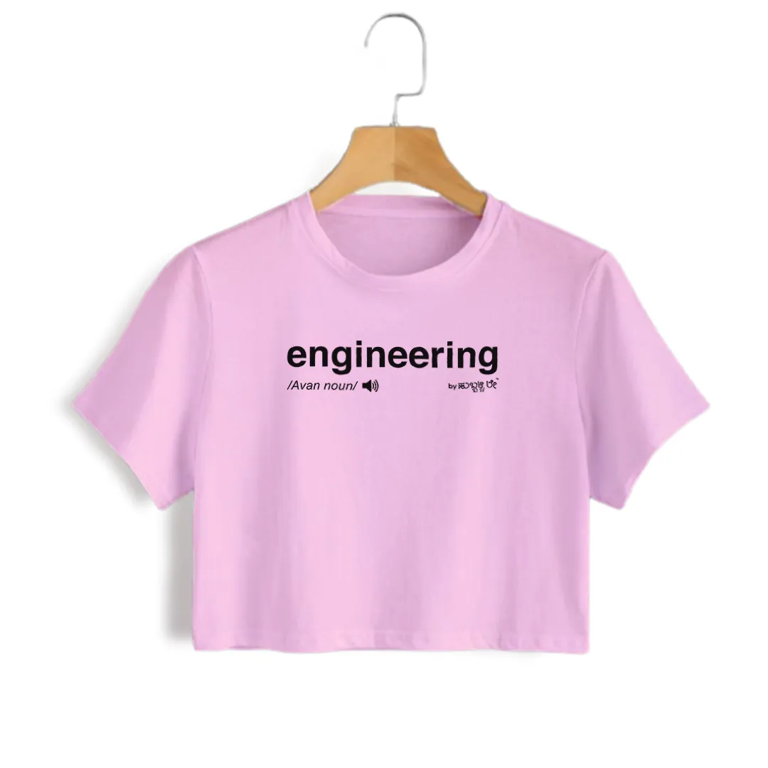 Engineering - Kannada Women's Crop Top