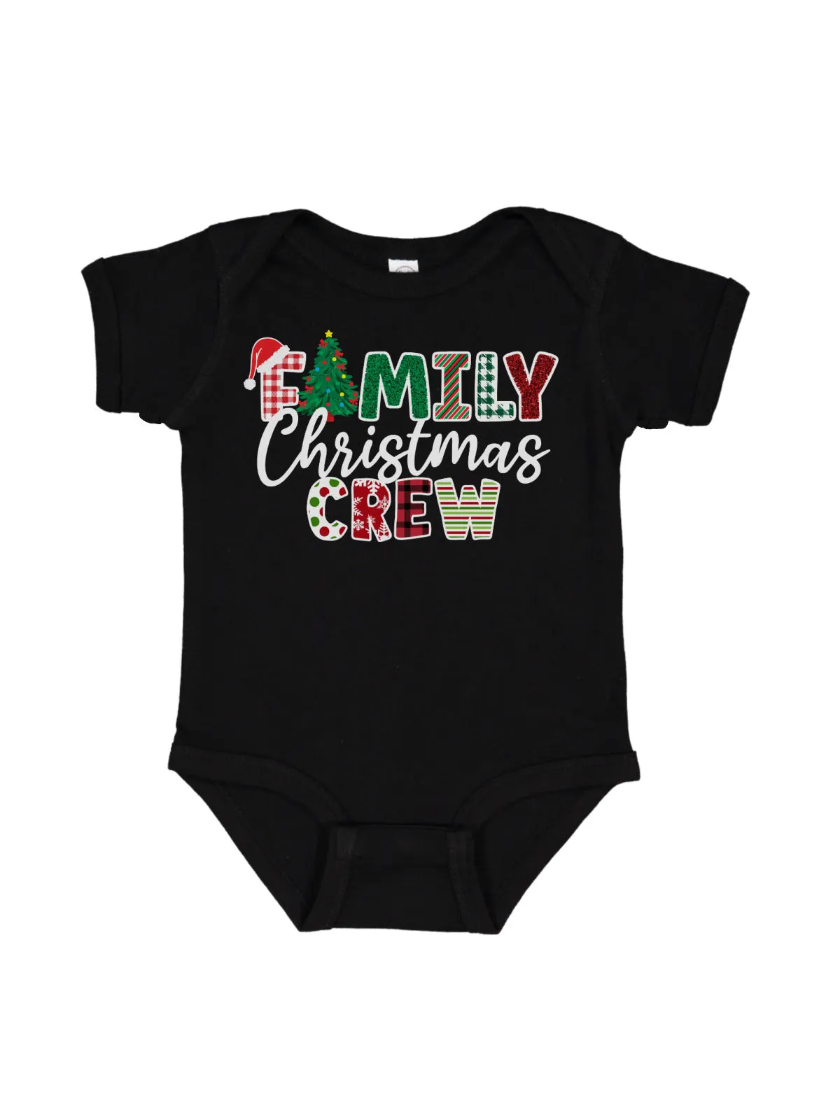 Family Christmas Crew Matching Shirts - Black