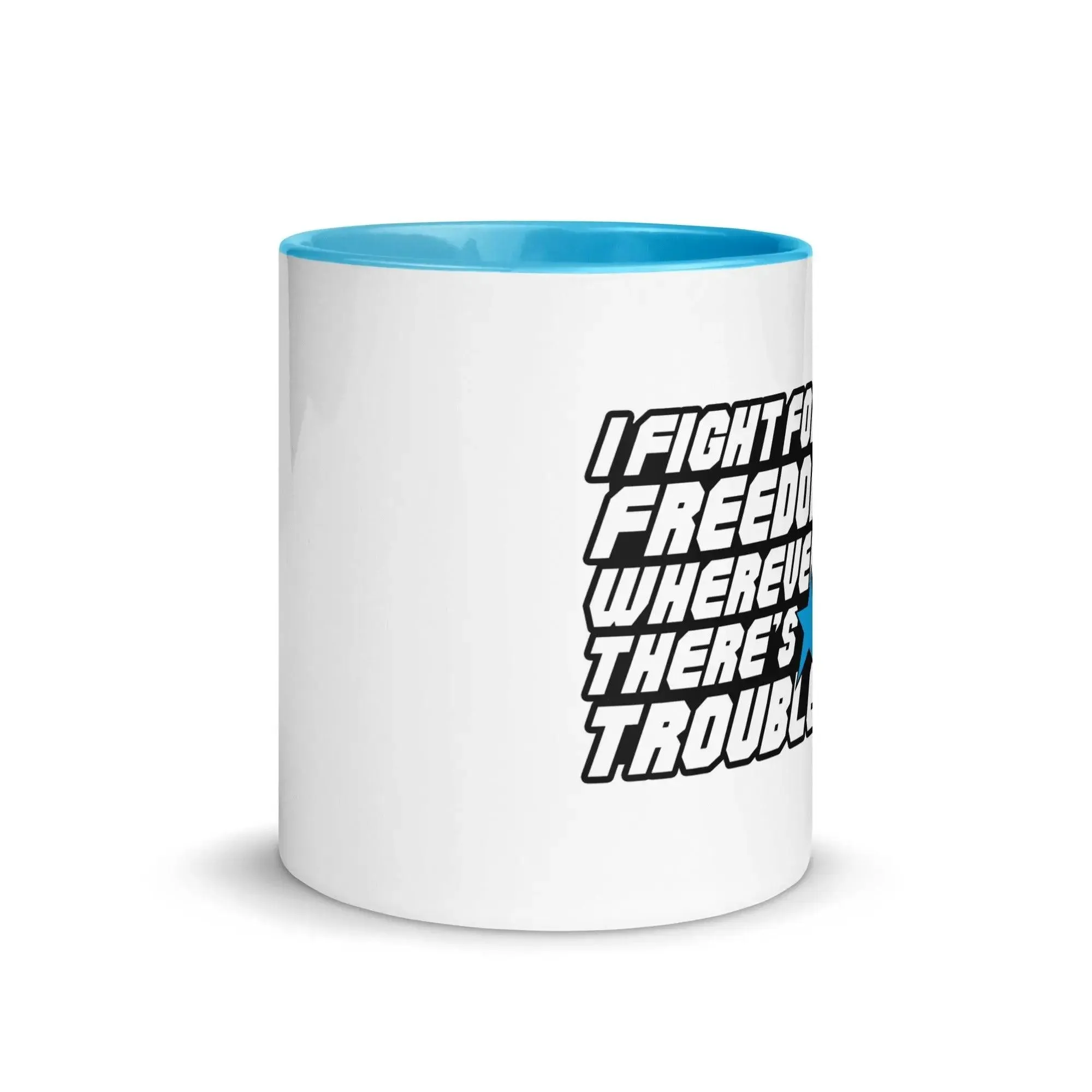 Fight For Freedom Mug with Color Inside