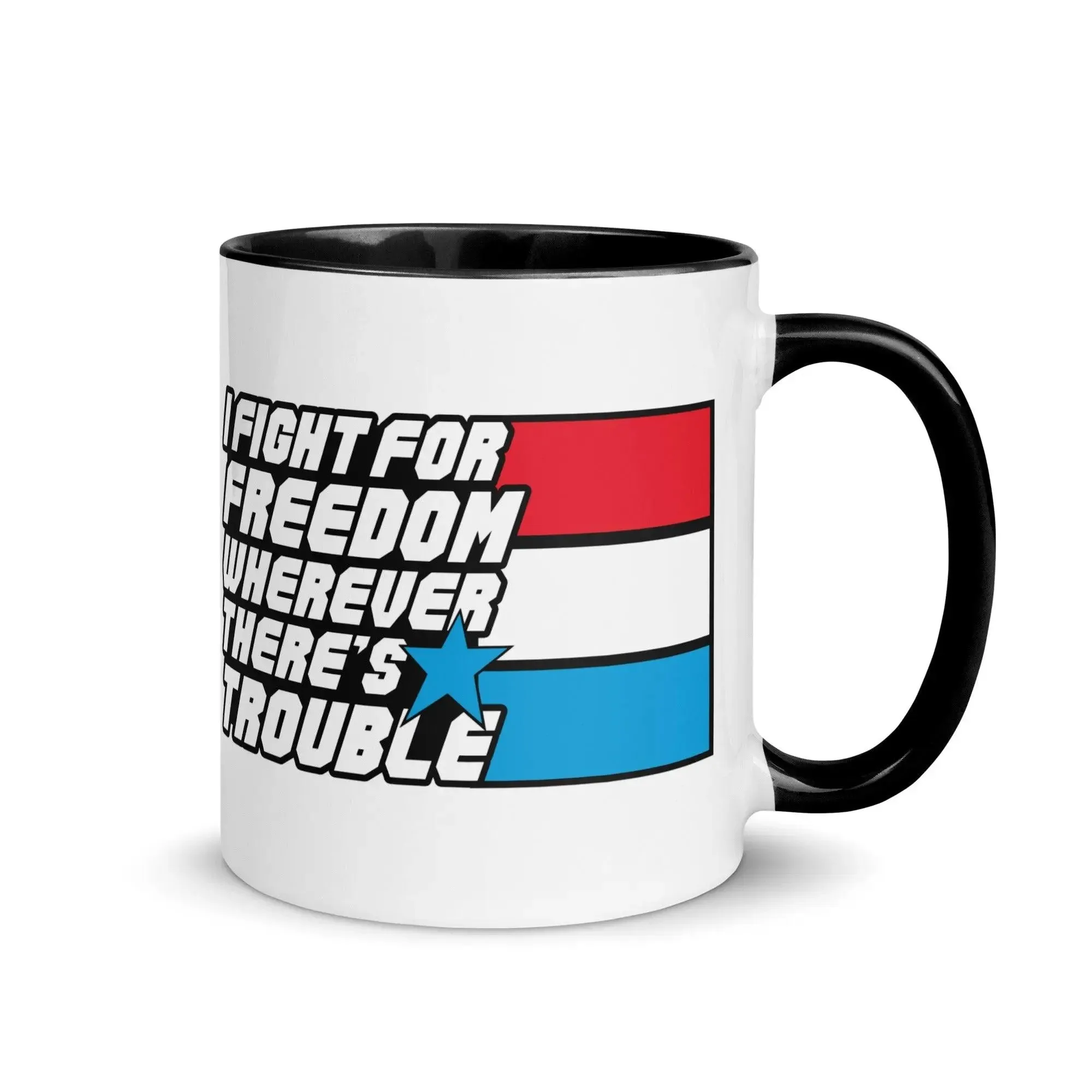 Fight For Freedom Mug with Color Inside