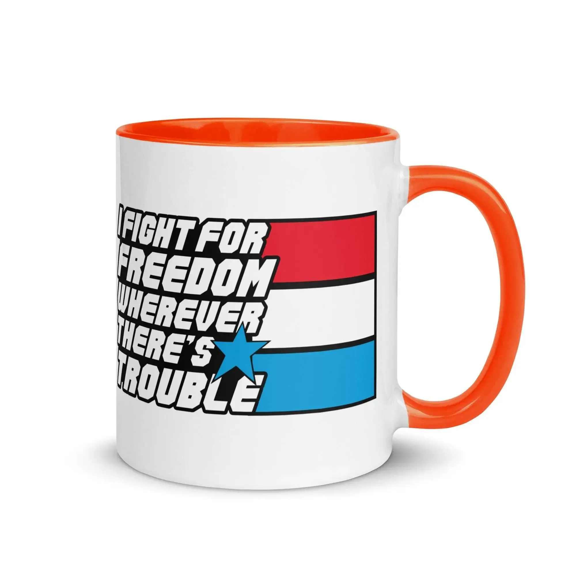 Fight For Freedom Mug with Color Inside