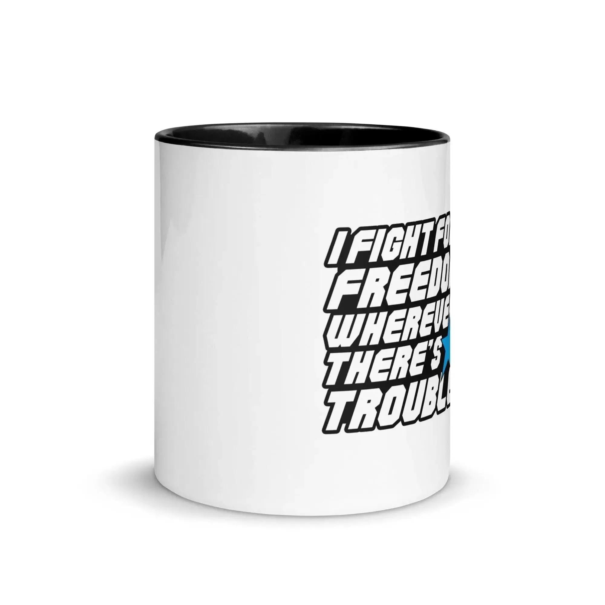 Fight For Freedom Mug with Color Inside