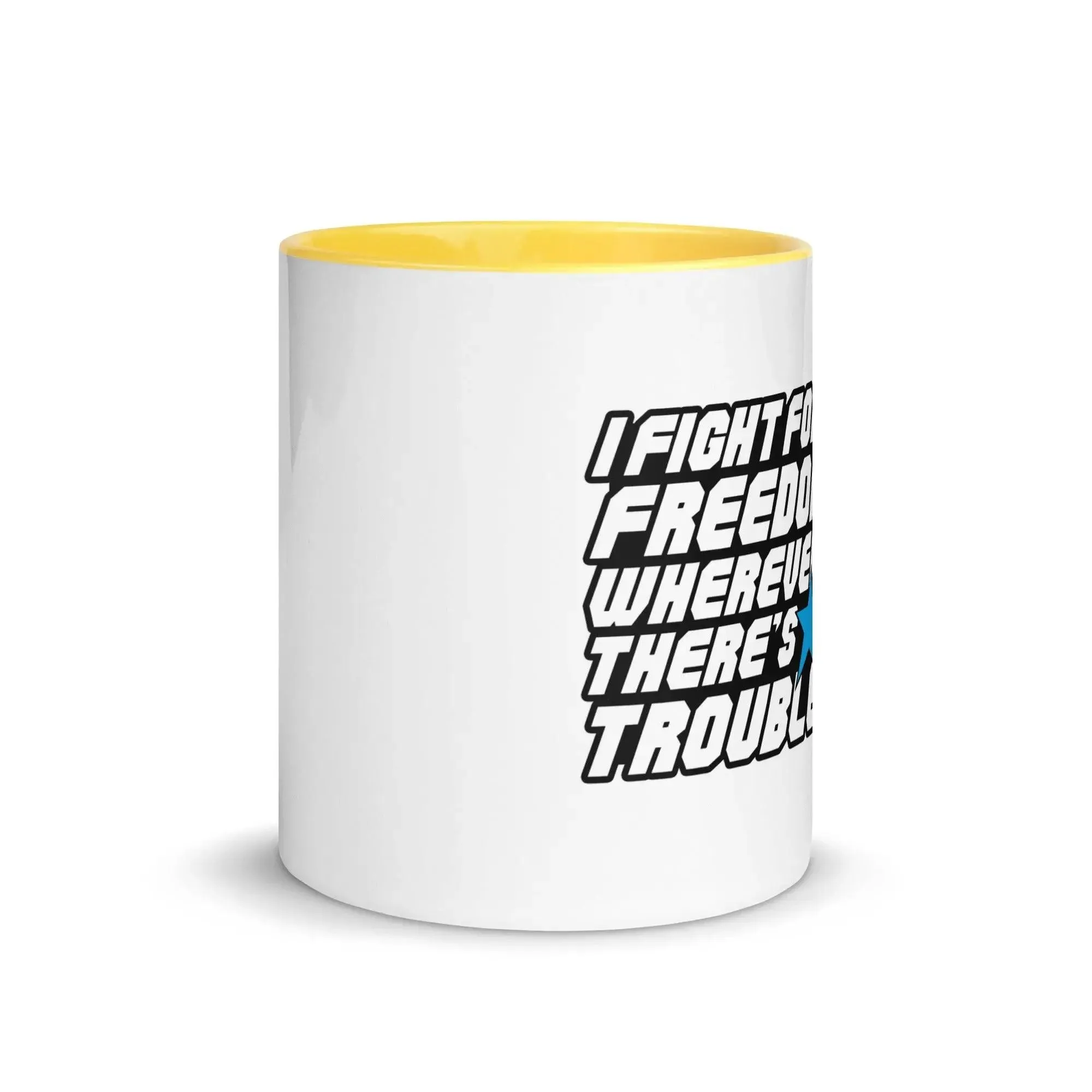 Fight For Freedom Mug with Color Inside