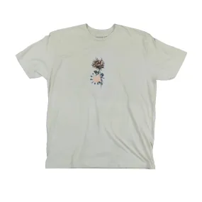 Fire Rose Snake Tee Cream